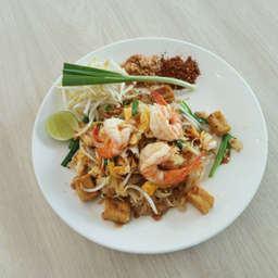 ผัดไทยกุ้งสด