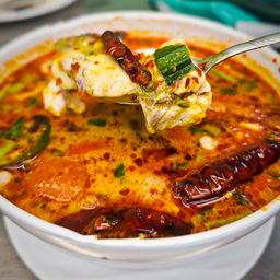 ต้มยำปลากระพงน้ำข้น