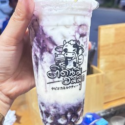 นมสดซอสบลูเบอร์รี่