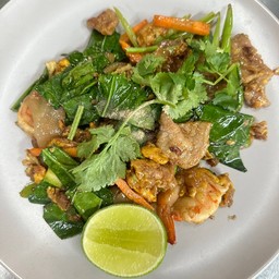 ผัดซีอิ๊ว(ปลาหมึก)