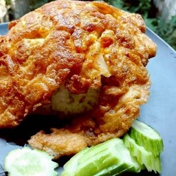 ข้าว ไข่เจียวหมูสับ