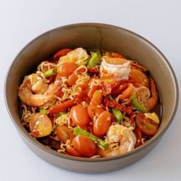 ตำมาม่าปลาร้า (กุ้ง)