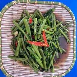 ผัดผักบุ้งลอยฟ้าติดเพดาน 🤪