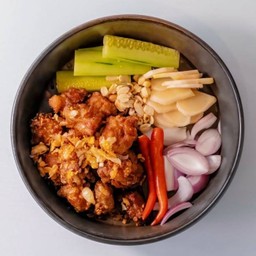 กระดูกอ่อนหมูทอด