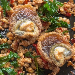 ข้าวกะเพราไข่เยี่ยวม้าพริกสด