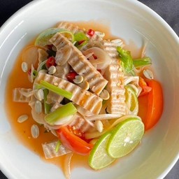 ยำหมูยอ l Pork Sausage Salad