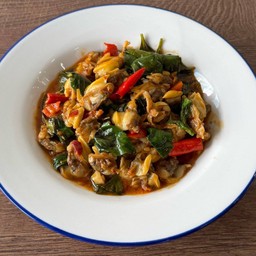 เนื้อหอยลายผัดพริกเผา