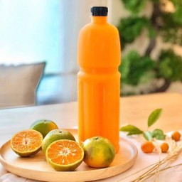น้ำส้มคั้นสดขวด ขนาด 1 ลิตร