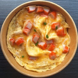 ข้าวไข่ข้นปูอัด