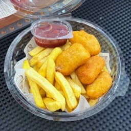 เฟรนฟราย+นักเก็ตไก่