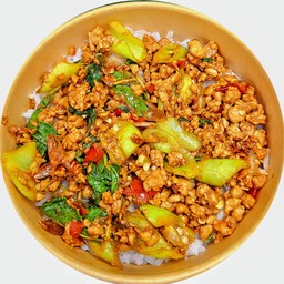 ข้าวกะเพราหมูสับ