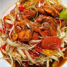 ตำปูปลาร้าหอยดอง