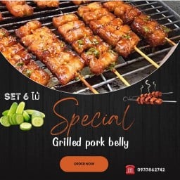 หมูสามชั้นย่างล้านโปรด รามคำแหง60