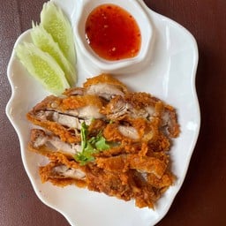 ไก่ทอด กับข้าว จานเล็ก
