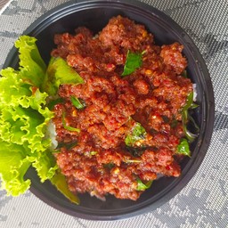 ข้้าวพริกแกงเนื้อ