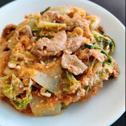 สุกี้แห้งหมู
