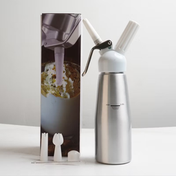 กระบอกวิปครีม Cream Whipper อลูมิเนียม ขนาด 0.5 ลิตร เครื่องตีวิปปิ้งครีม ขวดวิปครีม กระบอกวิปปิ้งครีม