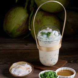 ลอดช่องวัดเจษปั่นน้ำมะพร้าวสด