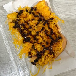 ขนมปังปิ้งหน้าฝอยทอง