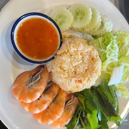 ข้าวคลุกพริกเกลือกุ้ง