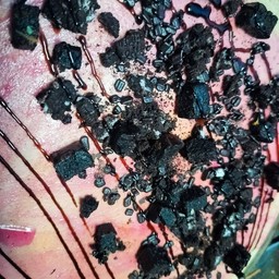 เครปแยมบลูเบอร์รี่ บราวนี่ โอริโอ้ เม็ดช็อค