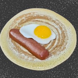 ไส้กรอก+ไข่ดาว