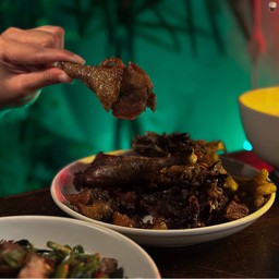 ไก่ คั่วเกลือ (ครึ่งตัว)