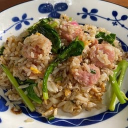 [อร่อยซ่ากับโค้ก] ข้าวผัดแหนม +  โค้ก ออริจินัล (ขวด)