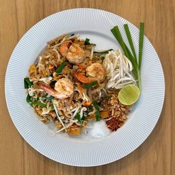 ผัดไทกุ้ง Pad Thai Shrimp