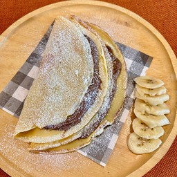 เฟรนช์เครปนูเทล่ากล้วยหอม - French crape Nutella with banana