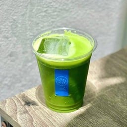 Iced Matcha Coconut + Oat Milk