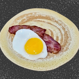 เบคอน+ไข่ดาว
