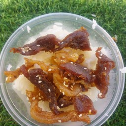 หมูฝอย+หมูเค็ม