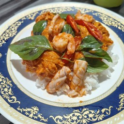 ข้าวไข่ข้นห่อหมกทะเล