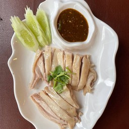 ไก่ต้มกับข้าว จานเล็ก