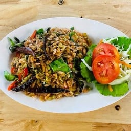 กุ้งฝอยคั่วเกลือ