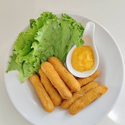 นักเก็ตสติ๊กไก่ข้าวโพด