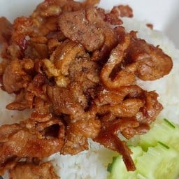 ข้าวหมูกระเทียม