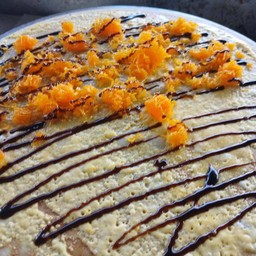 เครปช็อคโกแลต ไข่ ฝอยทอง