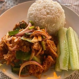 ข้าวยำไก่แซ่บ