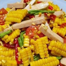 ข้าวโพดใส่หมูยอ