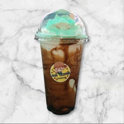 นมหมีปั่นบราวชูก้า