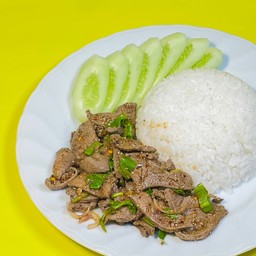 ข้าวลาบตับหวาน