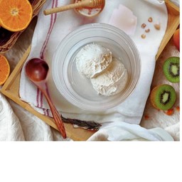 ออริจินอล กรีกโยเกิร์ตเปล่า2 scoop (แถมน้ำผึ้ง)