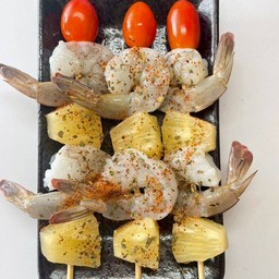 (A20)กุ้งสับปะรดย่างเนย