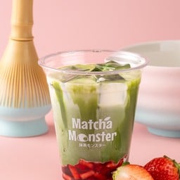 Strawberry Matcha Latte มัทฉะสตอเบอร์รี่