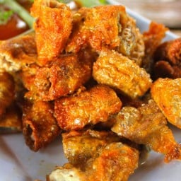 ไส้อ่อนทอดกระเทียม