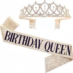 เซ็ตเจ้าหญิง HBD - Queen ( Luxury Gold )
