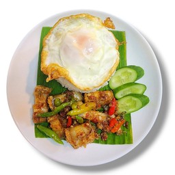 หมูกรอบคั่วพริกเกลือ