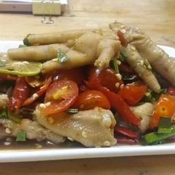 ตำตีนไก่